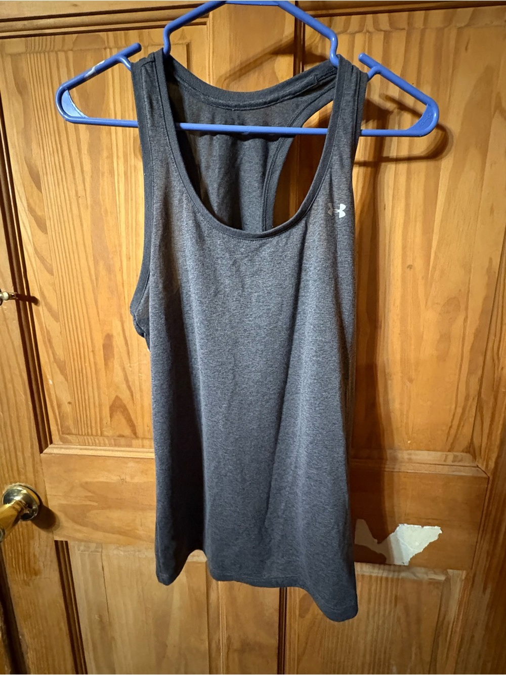Under Armour Women's Dark Gray Racerback Tank Top
